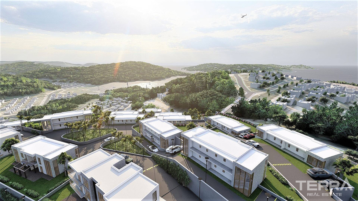 Chic Sea and Forest View Apartments Close to The Beach in Bodrum - 83906