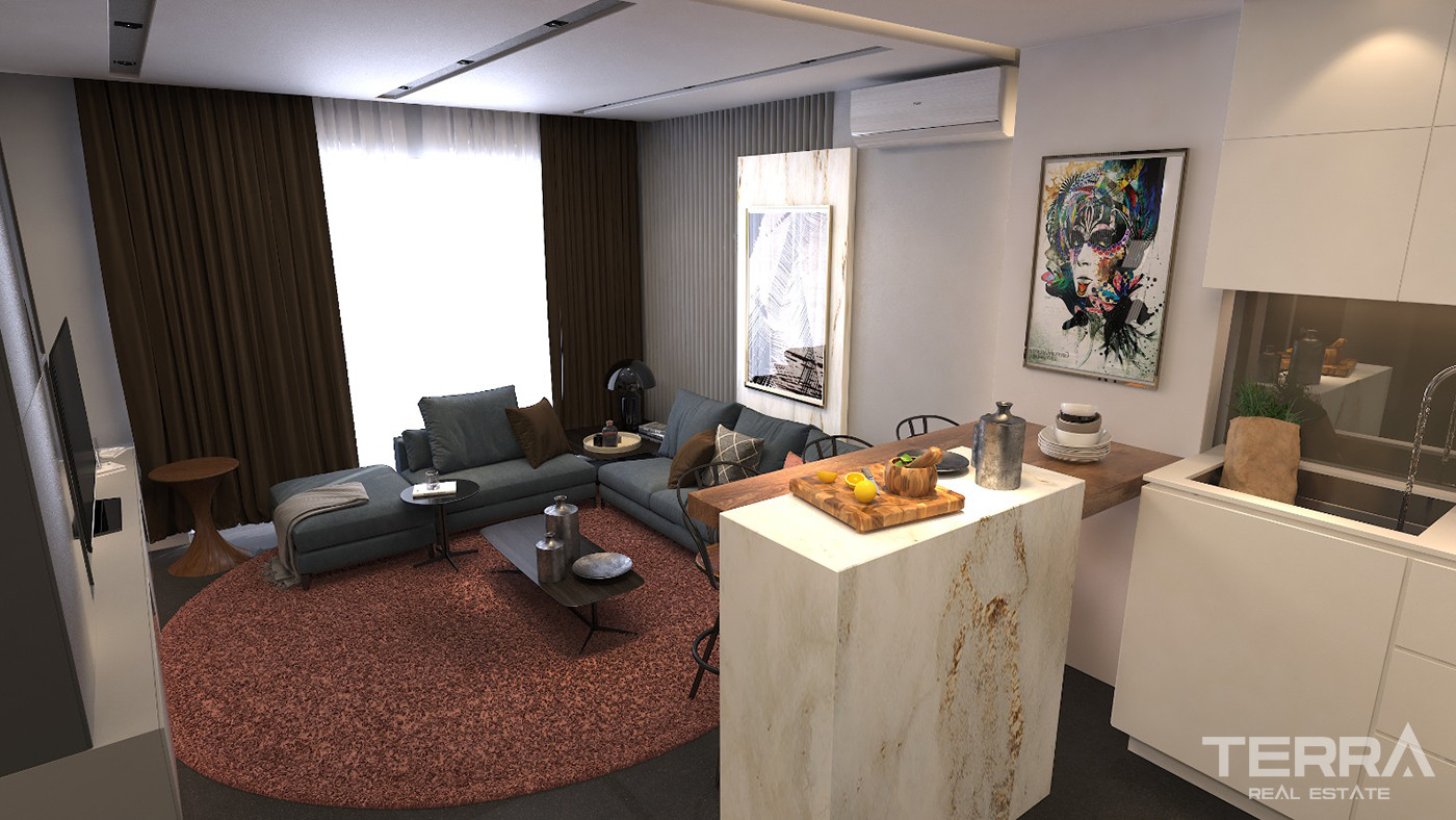 New Antalya Apartments Close to Daily Amenities in Altıntaş - 83961