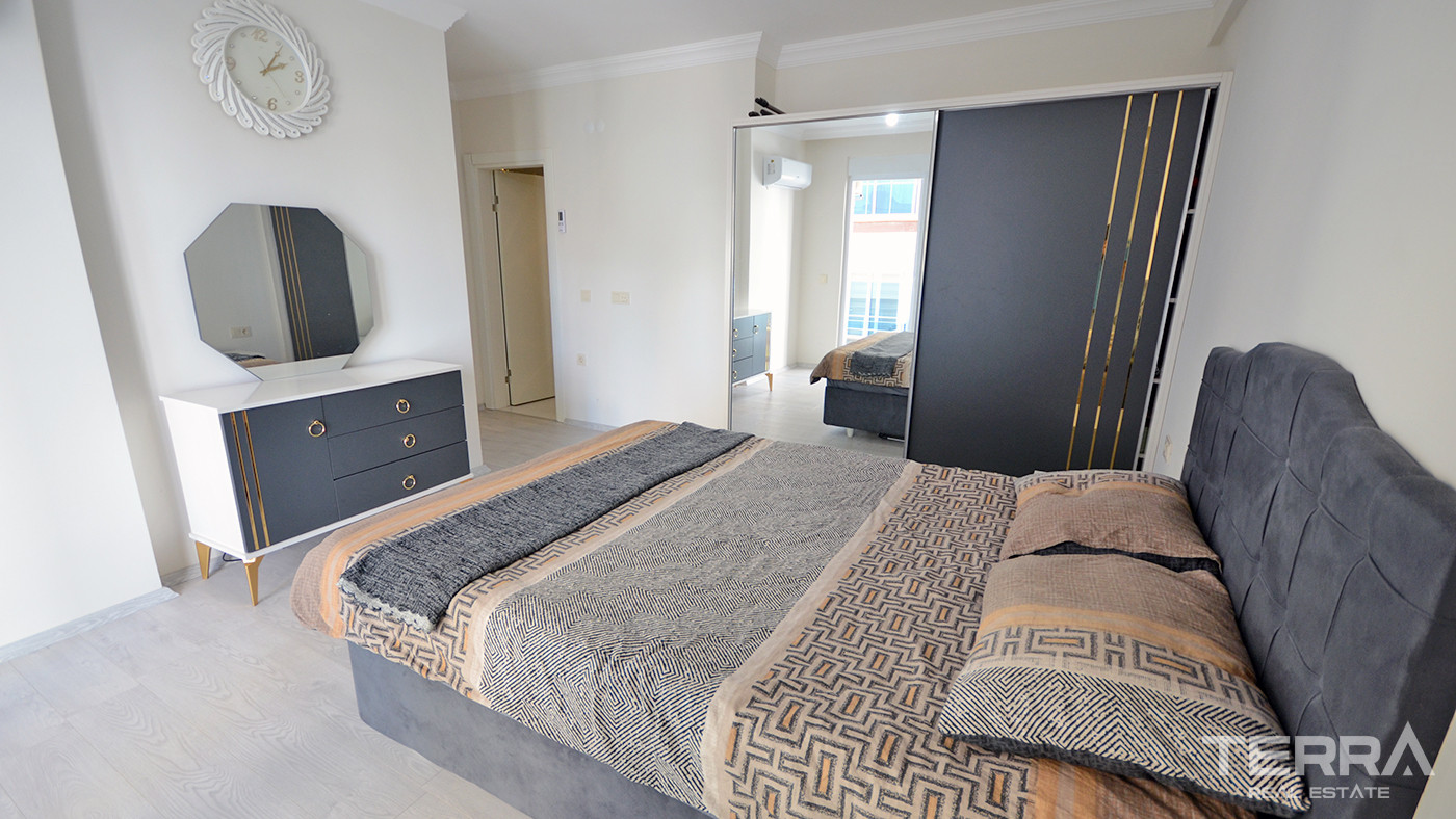 Меблированная вторичная квартира в Алании с потрясающим видом на море - 84586
