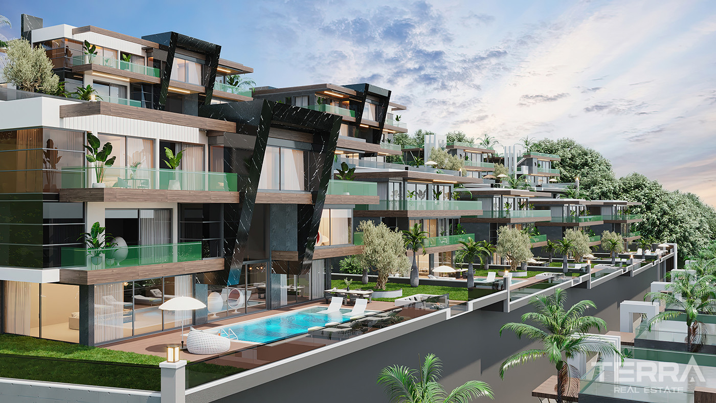 Stunning Sea Views and Citizenship Opportunity with Villas in Alanya - 84660