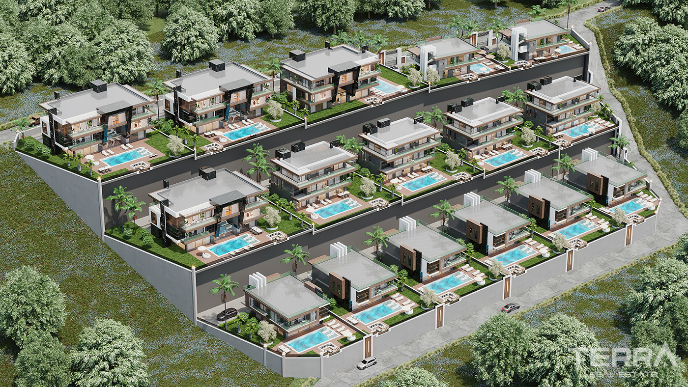 Stunning Sea Views and Citizenship Opportunity with Villas in Alanya - 84661