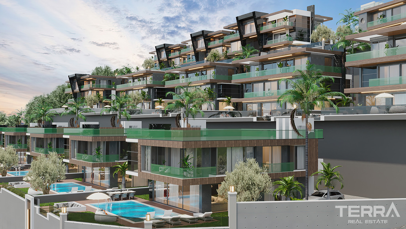 Stunning Sea Views and Citizenship Opportunity with Villas in Alanya - 84672