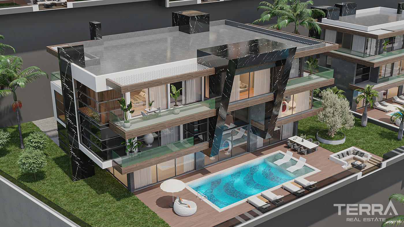 Stunning Sea Views and Citizenship Opportunity with Villas in Alanya - 84683