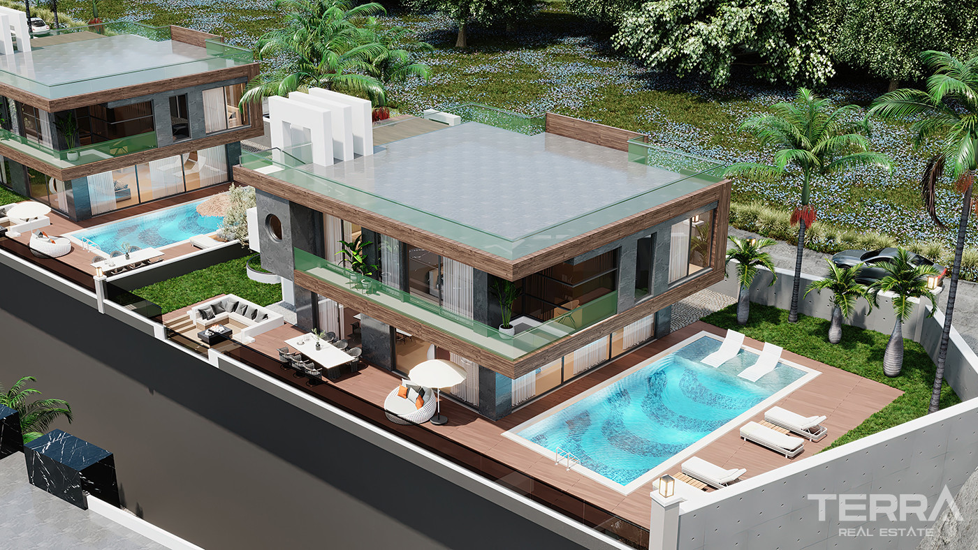Stunning Sea Views and Citizenship Opportunity with Villas in Alanya - 84689