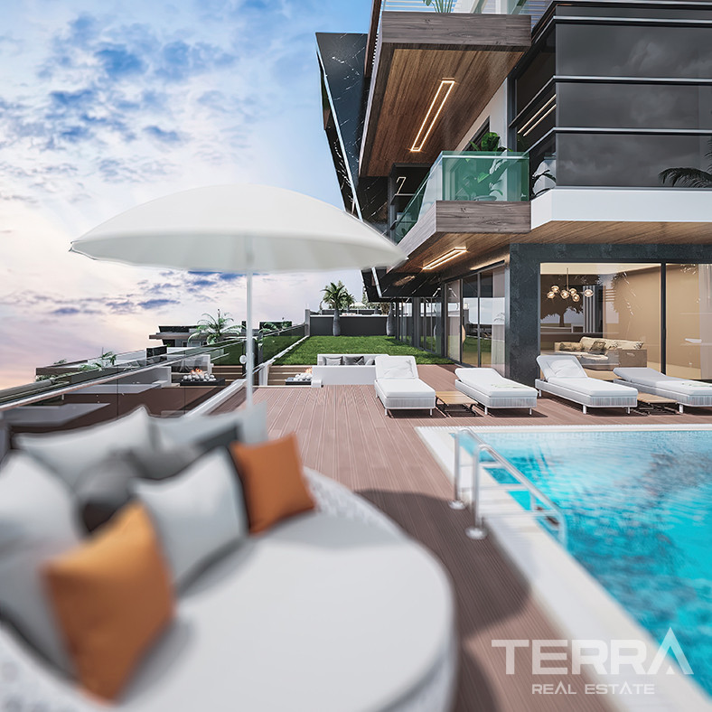 Stunning Sea Views and Citizenship Opportunity with Villas in Alanya - 84705
