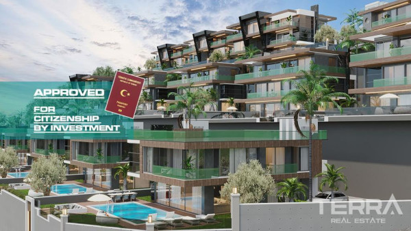 Stunning Sea Views and Citizenship Opportunity with Villas in Alanya
