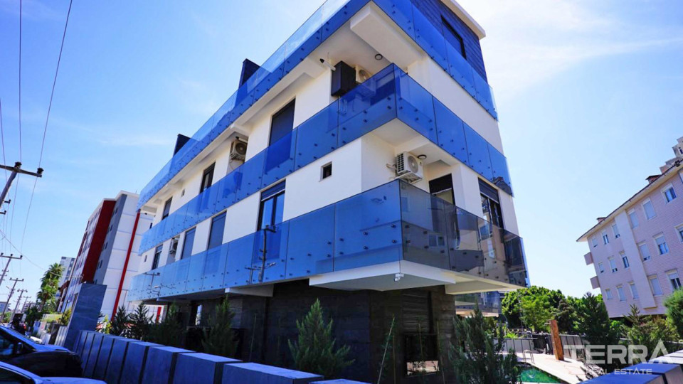 Recently Completed 1 Bedroom Apartments for Sale in Lara, Antalya