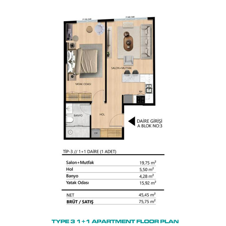 Luxury Apartments Overlooking the Golden Horn in Istanbul, Beyoğlu - 84857