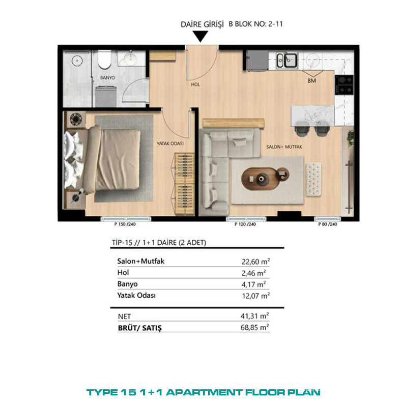 Luxury Apartments Overlooking the Golden Horn in Istanbul, Beyoğlu - 84871