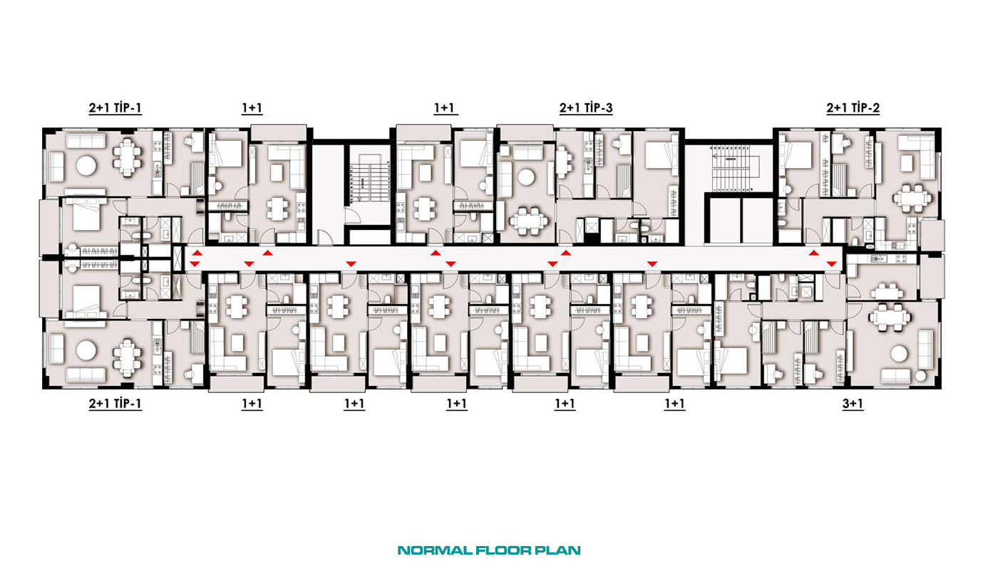Inteligentne luksusowe apartamenty odpowiednie dla obywatelstwa w Zeytinburnu - 85064