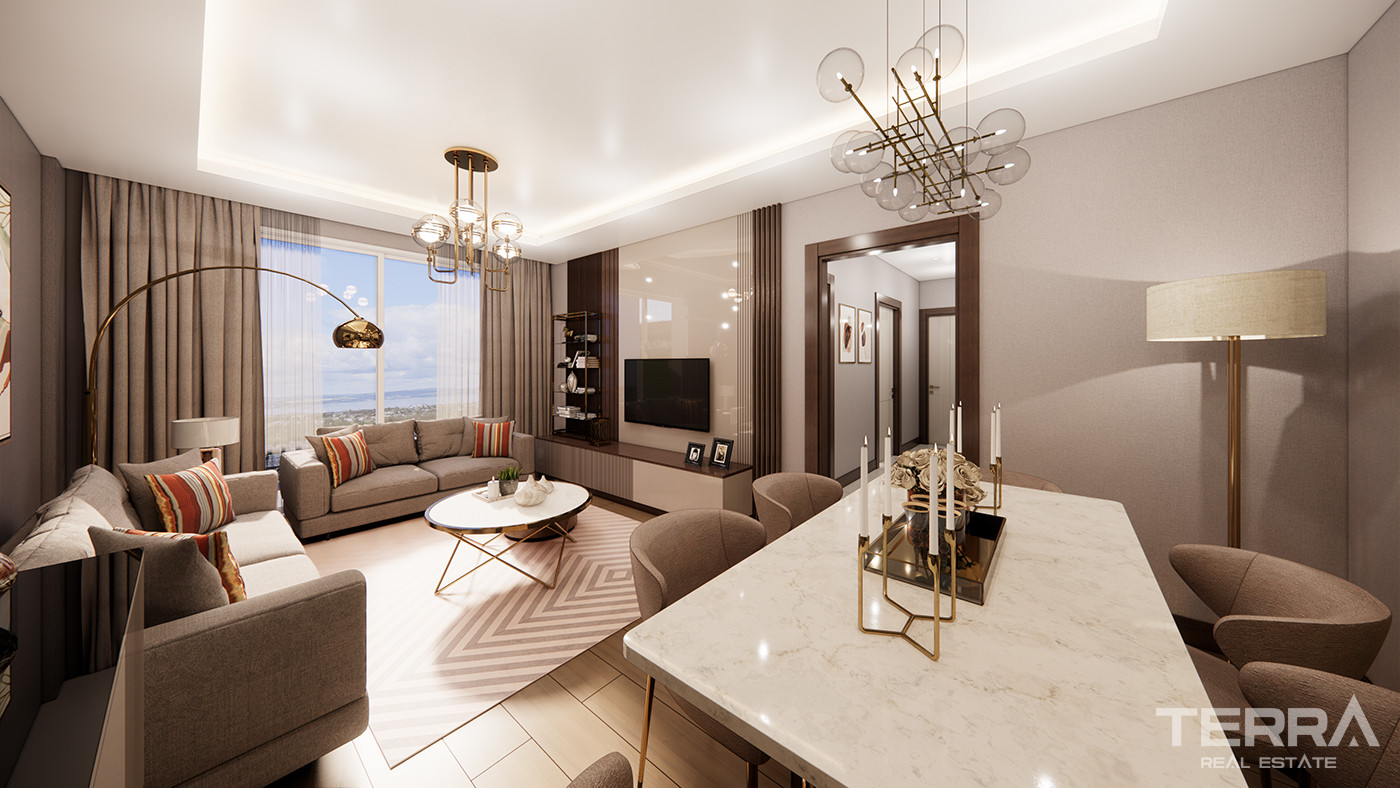 Inteligentne luksusowe apartamenty odpowiednie dla obywatelstwa w Zeytinburnu - 85069