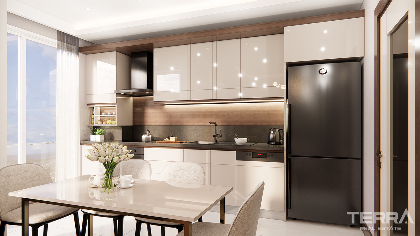 Inteligentne luksusowe apartamenty odpowiednie dla obywatelstwa w Zeytinburnu - 85076