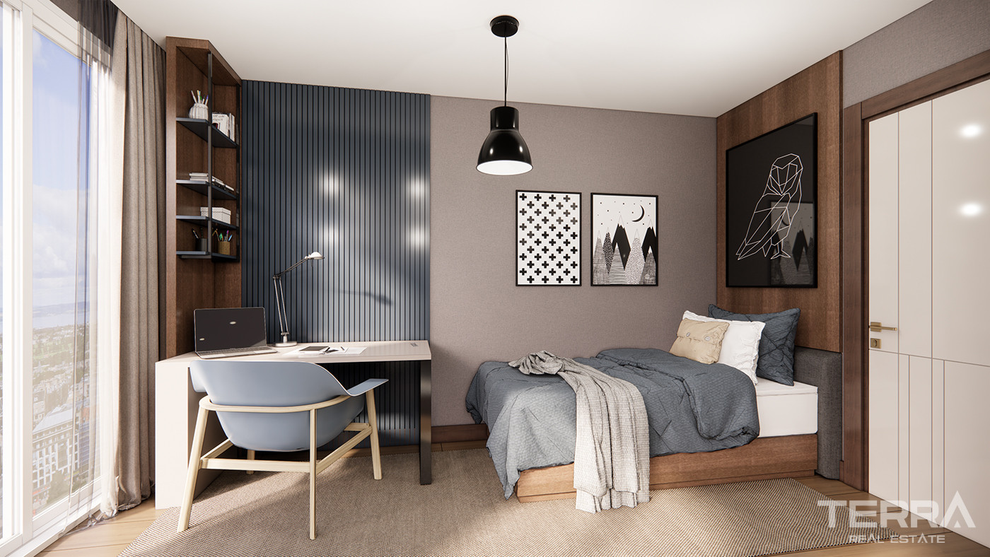 Inteligentne luksusowe apartamenty odpowiednie dla obywatelstwa w Zeytinburnu - 85078