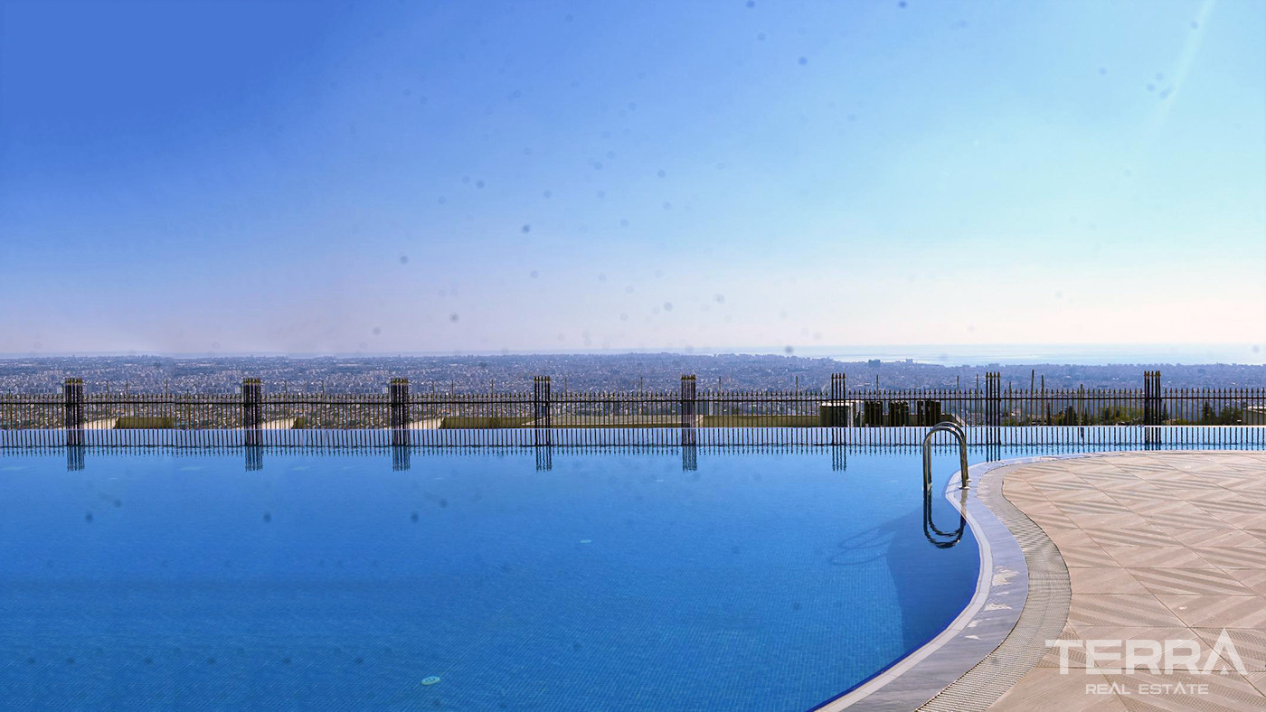 Modernly Designed Apartments with Mediterranean Sea View in Antalya - 85114