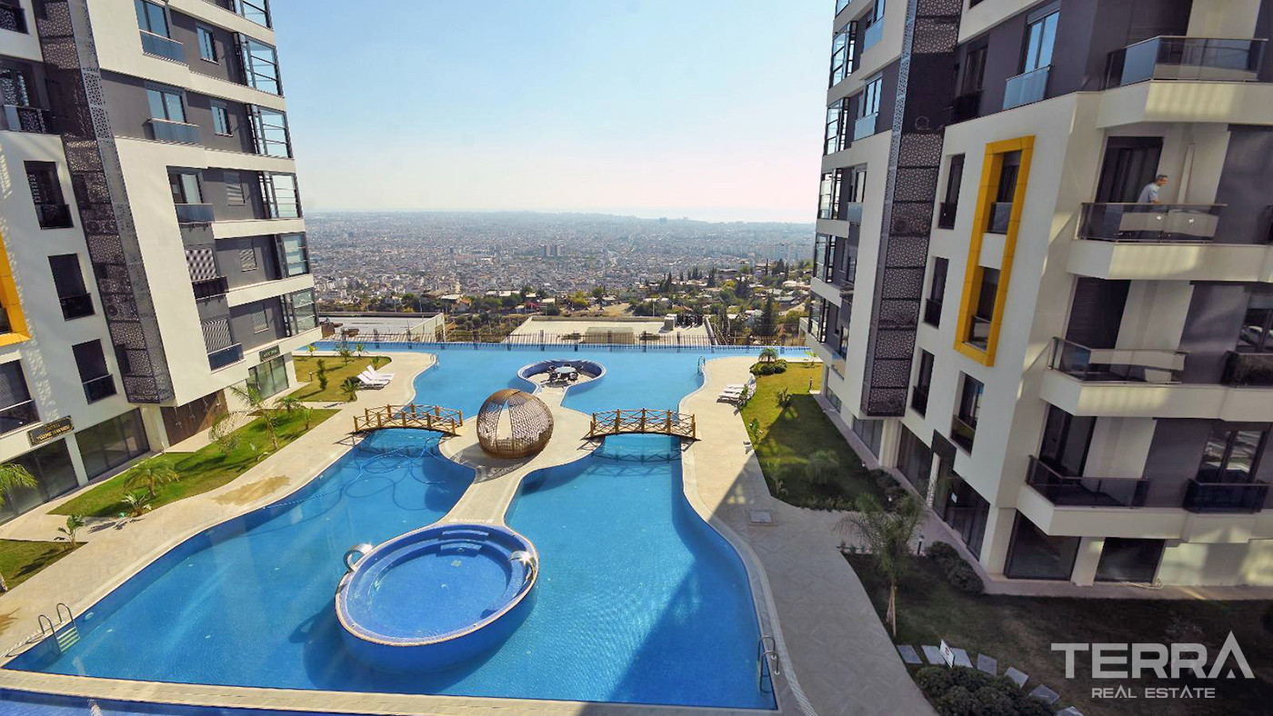 Modernly Designed Apartments with Mediterranean Sea View in Antalya - 85126