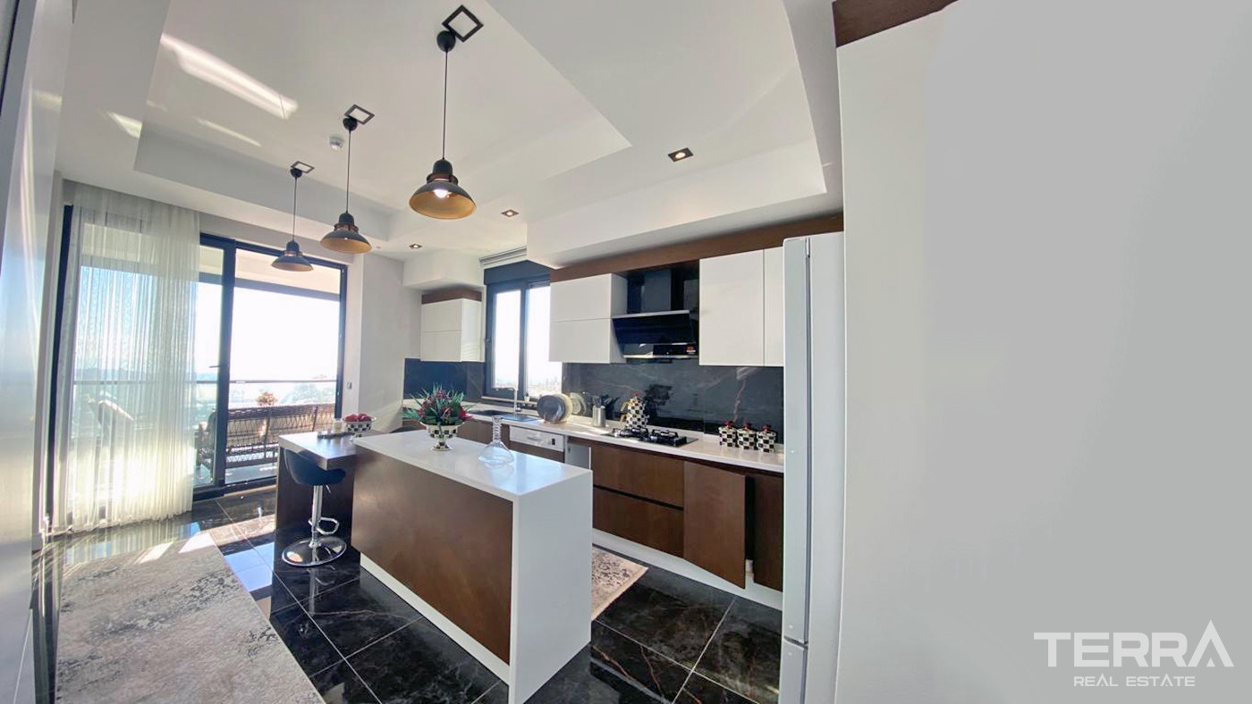 Modernly Designed Apartments with Mediterranean Sea View in Antalya - 85128