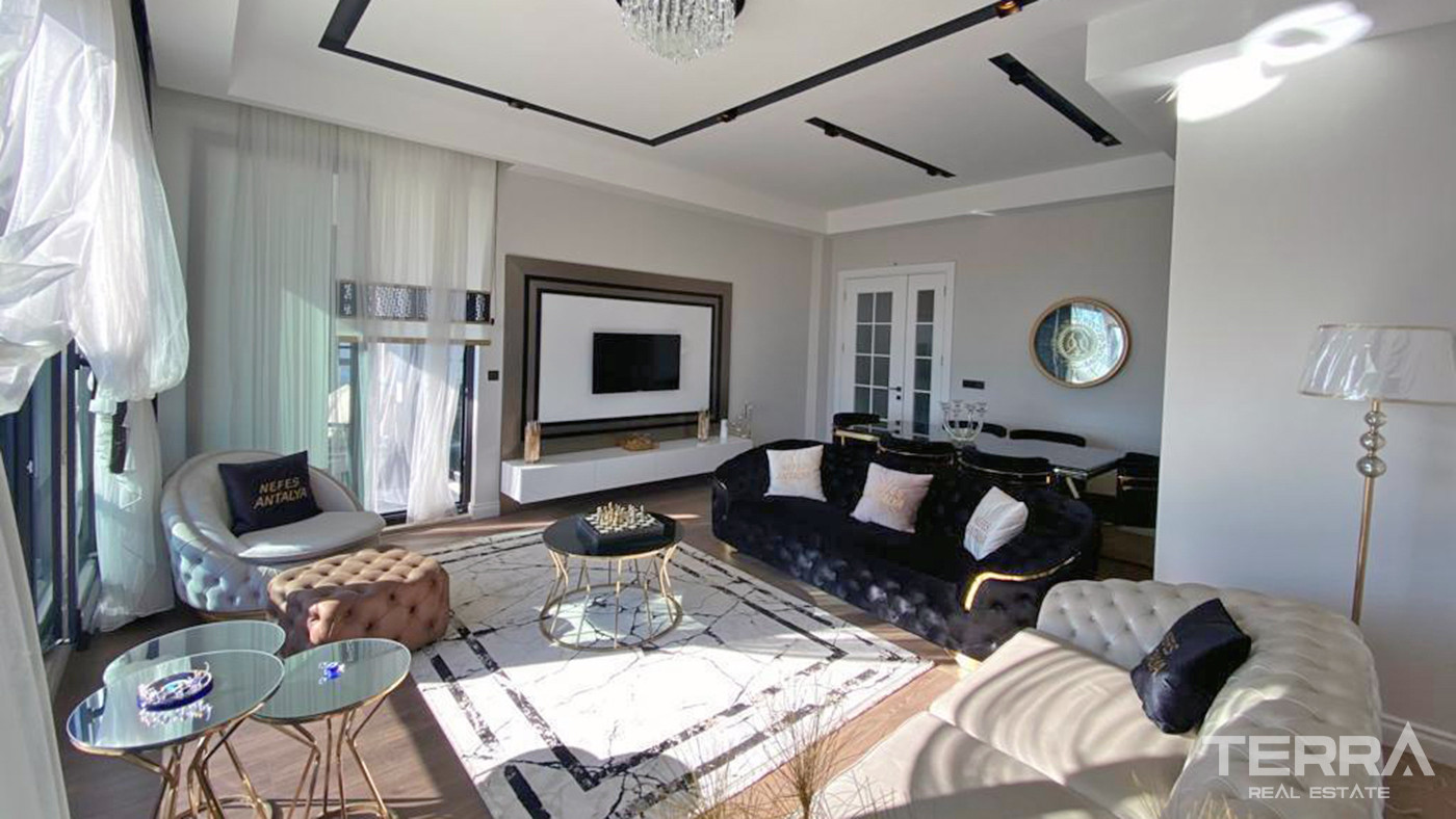 Modernly Designed Apartments with Mediterranean Sea View in Antalya - 85142