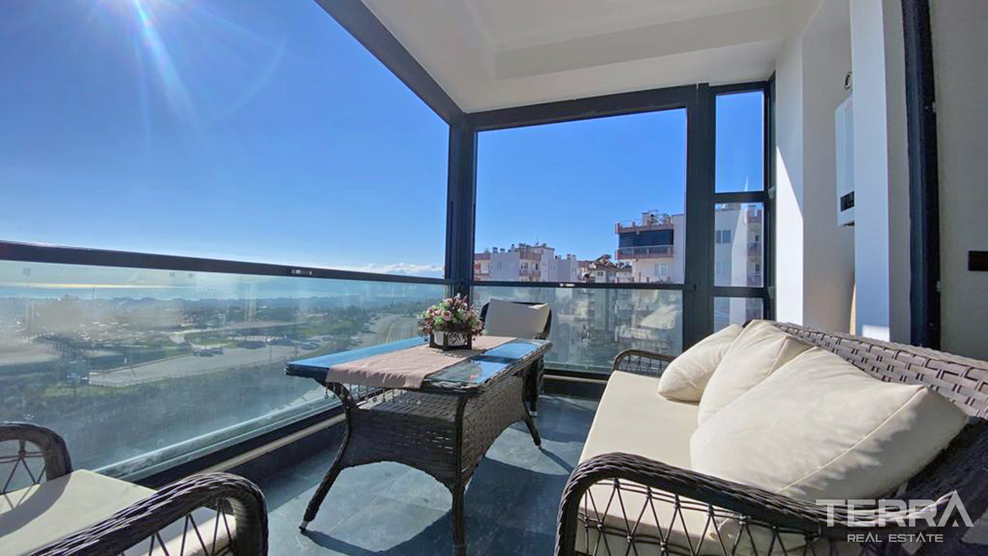 Modernly Designed Apartments with Mediterranean Sea View in Antalya - 85143