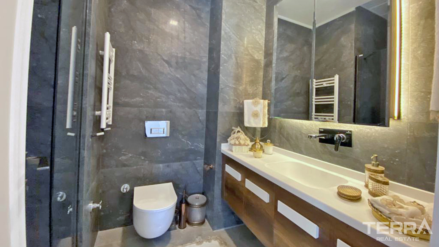 Modernly Designed Apartments with Mediterranean Sea View in Antalya - 85146