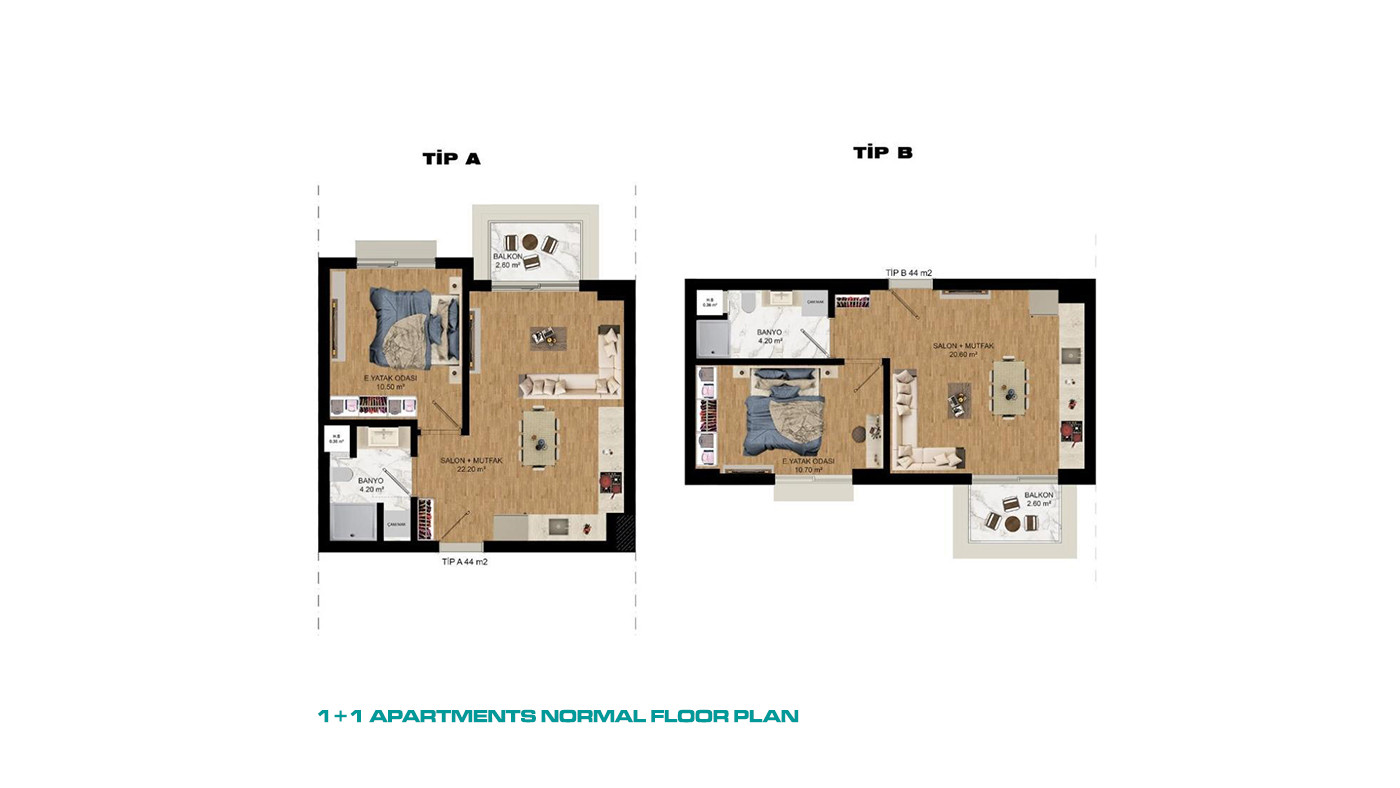 5 Star Hotel Amenities from Apartments with a Large Pool in Antalya - 85278