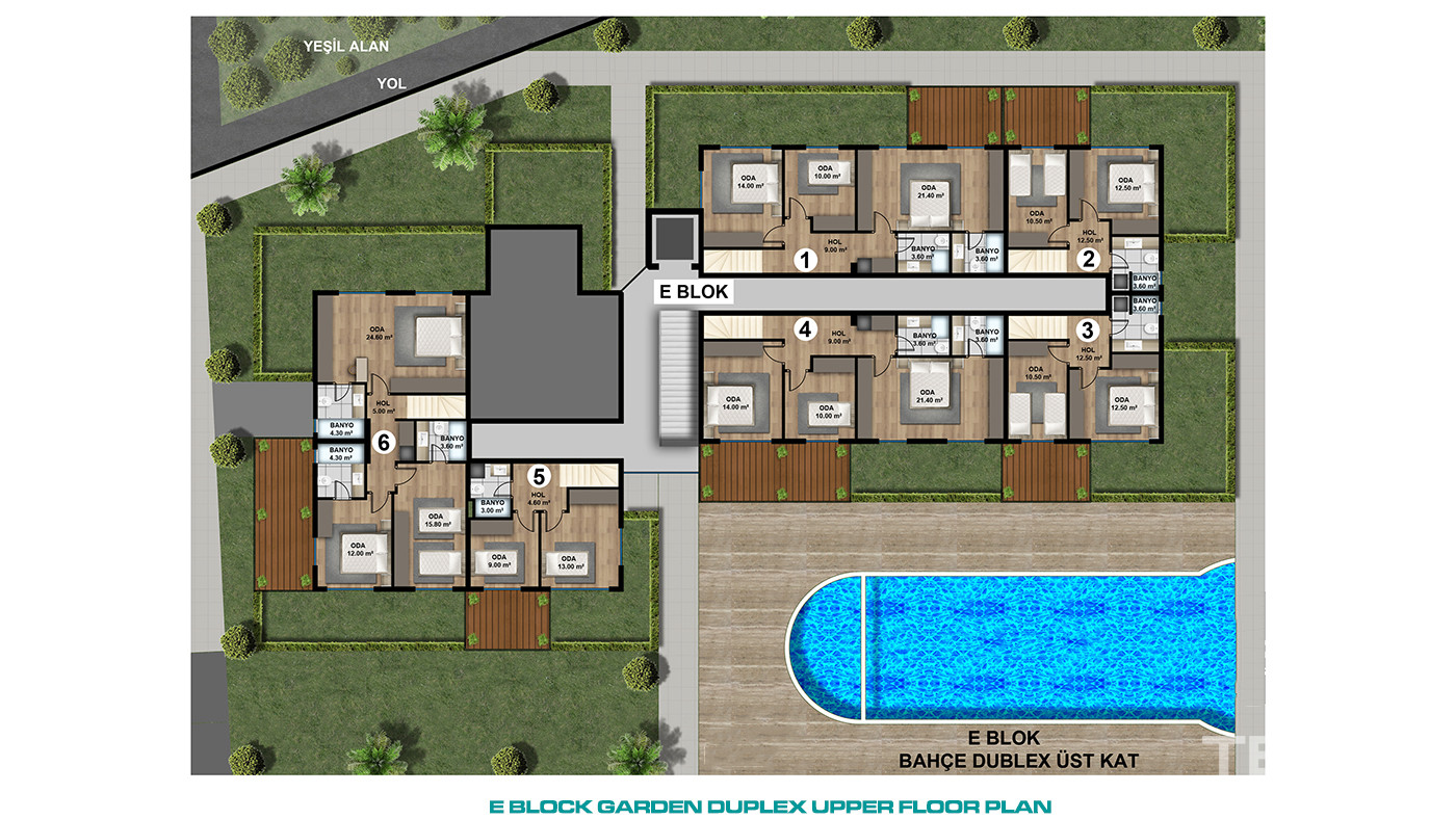 Smart Spacious Apartments in a Luxury Complex in Lara, Antalya - 85545