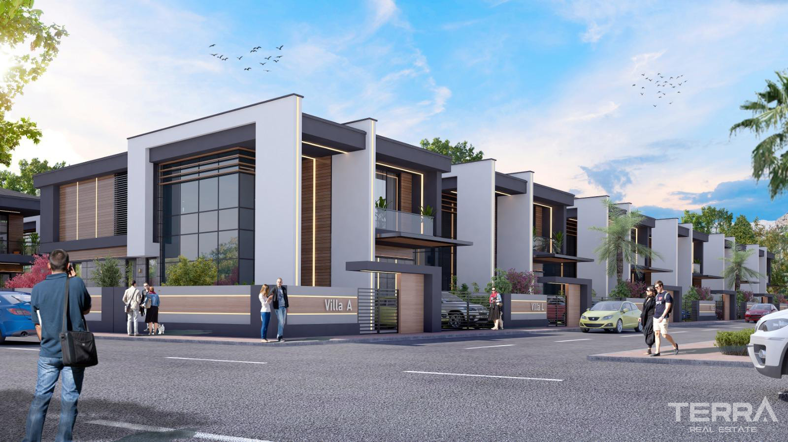Villas Offering Large Living Spaces and Smart Home System in Antalya - 85567