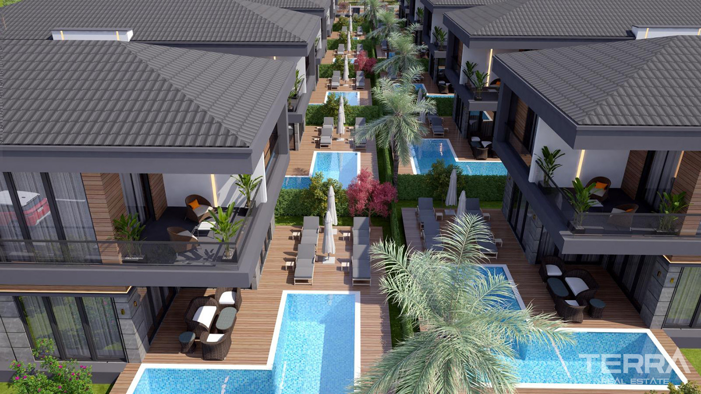 Villas Offering Large Living Spaces and Smart Home System in Antalya - 85569