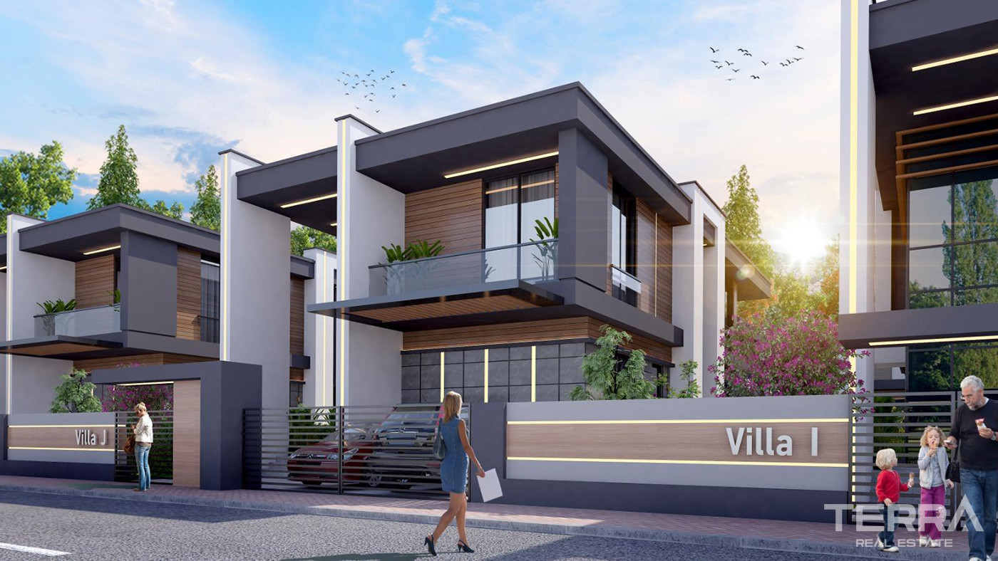 Villas Offering Large Living Spaces and Smart Home System in Antalya - 85571