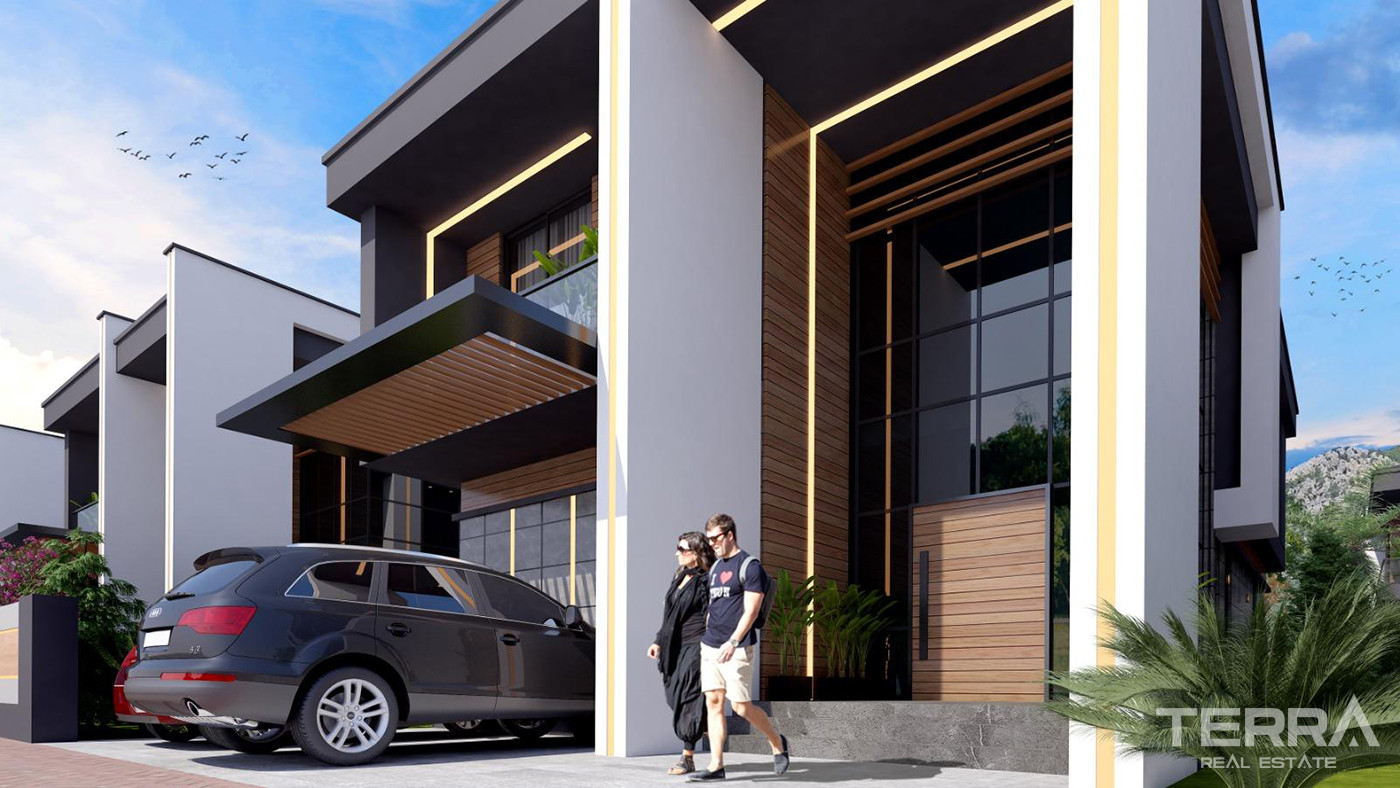 Villas Offering Large Living Spaces and Smart Home System in Antalya - 85572