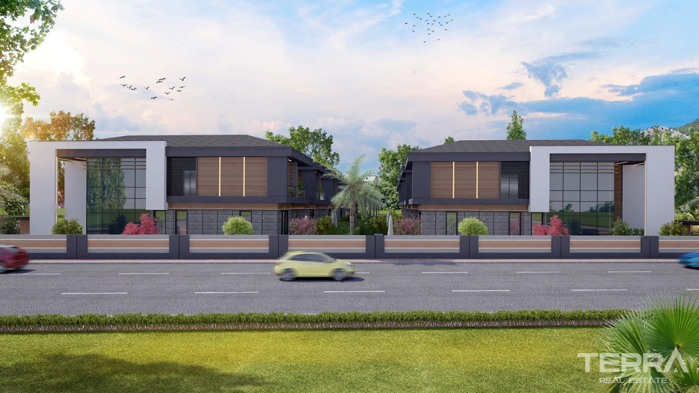 Villas Offering Large Living Spaces and Smart Home System in Antalya - 85573