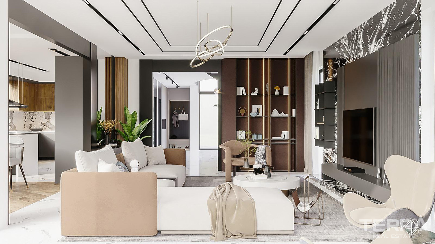 Villas Offering Large Living Spaces and Smart Home System in Antalya - 85578