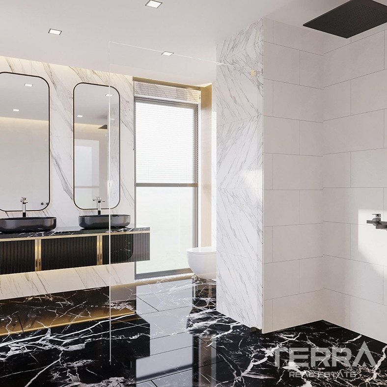 Villas Offering Large Living Spaces and Smart Home System in Antalya - 85581