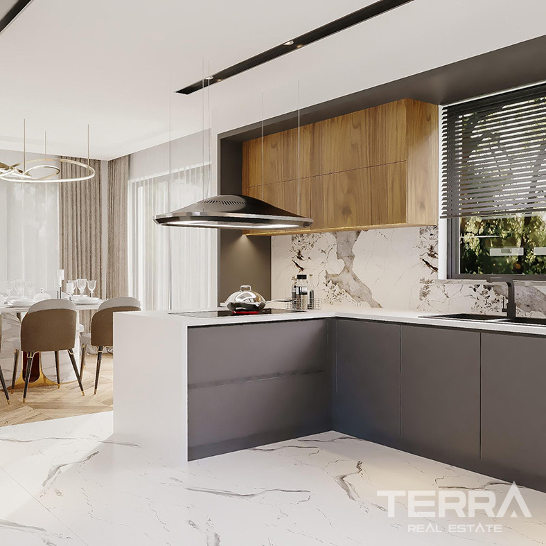 Villas Offering Large Living Spaces and Smart Home System in Antalya - 85585