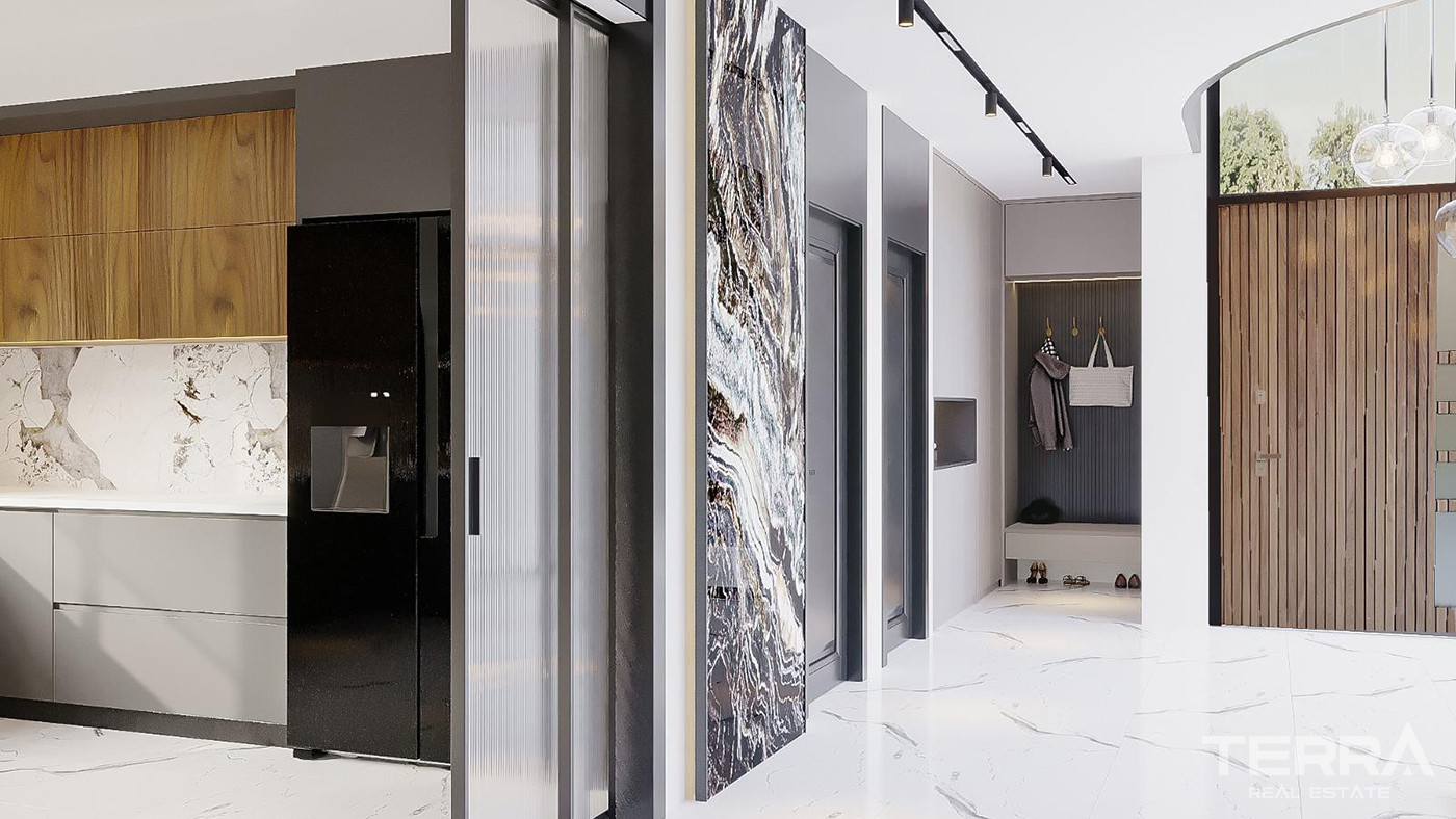Villas Offering Large Living Spaces and Smart Home System in Antalya - 85586