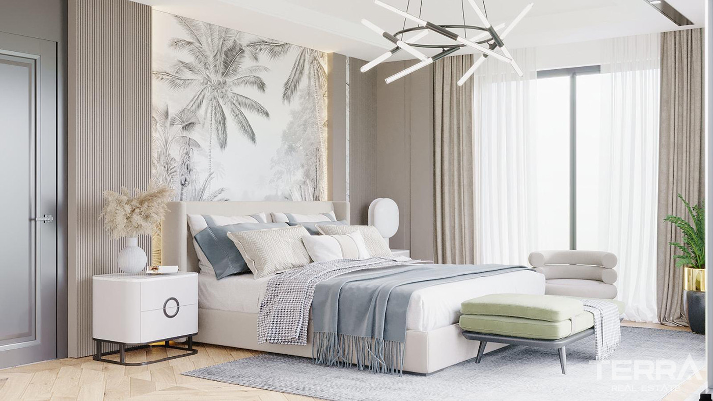 Villas Offering Large Living Spaces and Smart Home System in Antalya - 85590