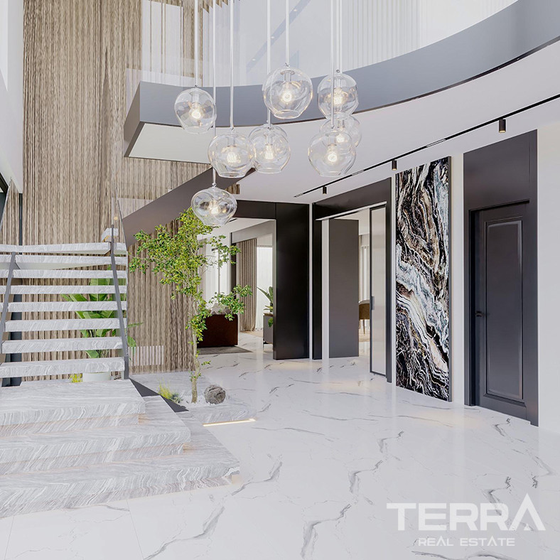 Villas Offering Large Living Spaces and Smart Home System in Antalya - 85591