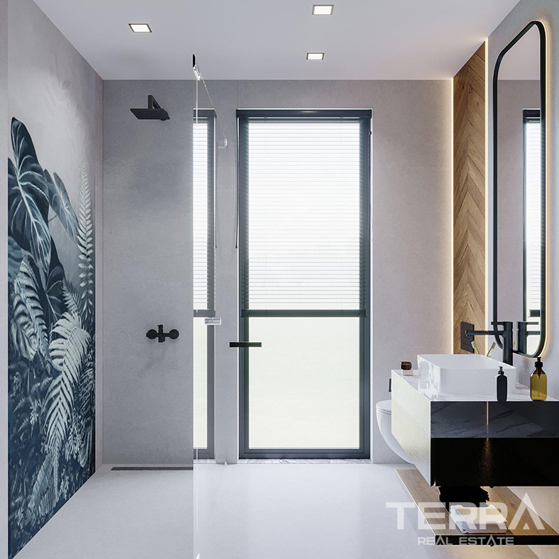 Villas Offering Large Living Spaces and Smart Home System in Antalya - 85594