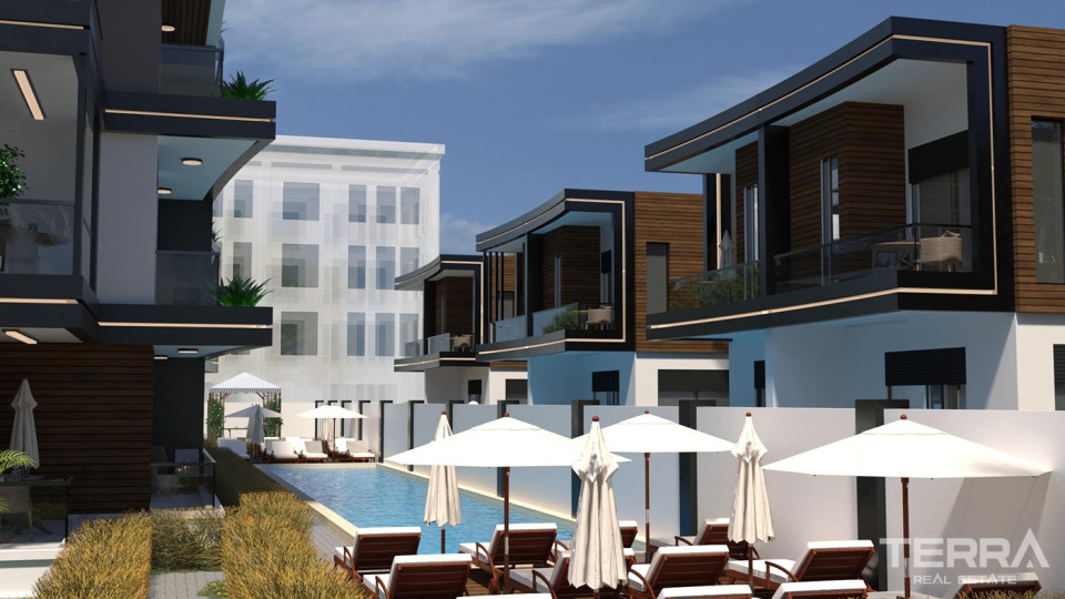 Modern Detached Villas in a Secure Complex in Altıntaş, Antalya