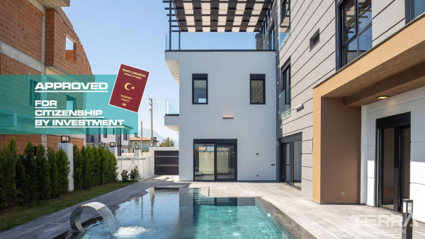 Turnkey Luxury Antalya Villa with High-End Furniture and Interiors