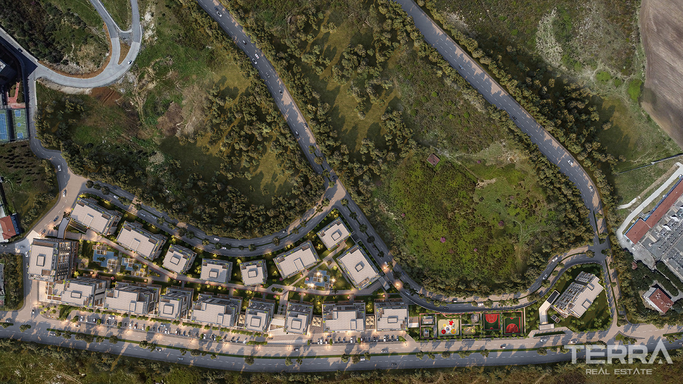 Luxury Apartments Surrounded by Greenery in Istanbul, Başakşehir - 86102