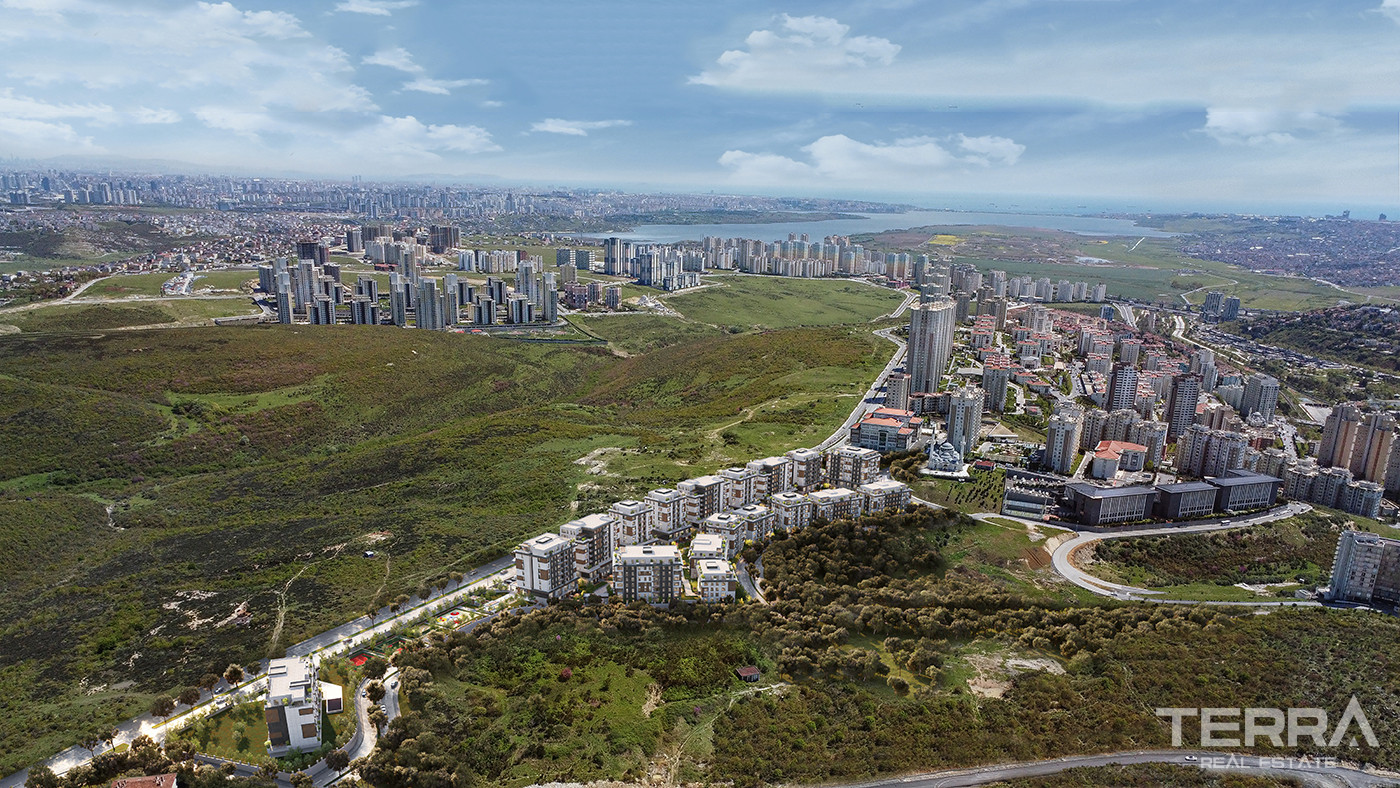 Luxury Apartments Surrounded by Greenery in Istanbul, Başakşehir - 86103