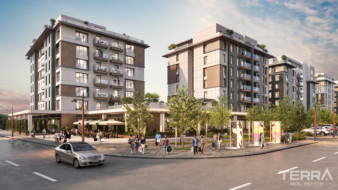 Luxury Apartments Surrounded by Greenery in Istanbul, Başakşehir - 86104