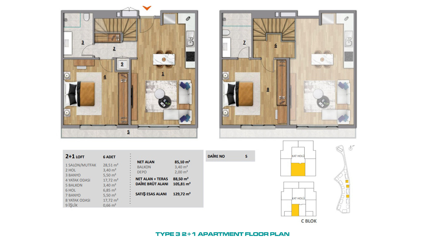 Luxury Apartments Surrounded by Greenery in Istanbul, Başakşehir - 86112