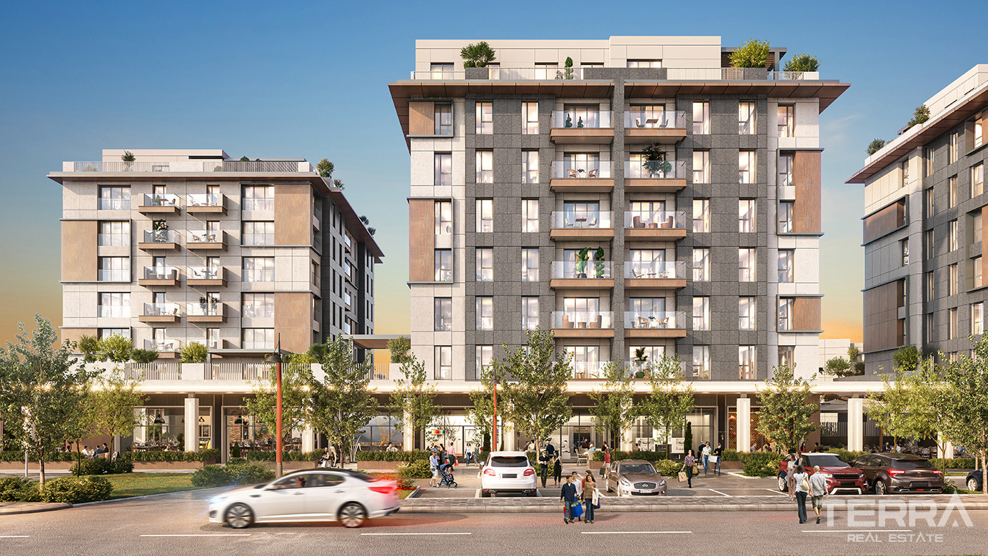 Luxury Apartments Surrounded by Greenery in Istanbul, Başakşehir - 86114