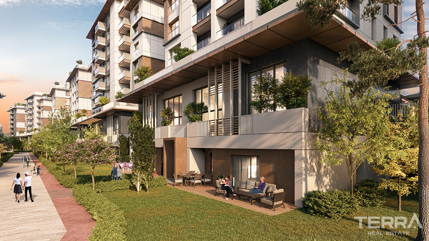 Luxury Apartments Surrounded by Greenery in Istanbul, Başakşehir - 86117