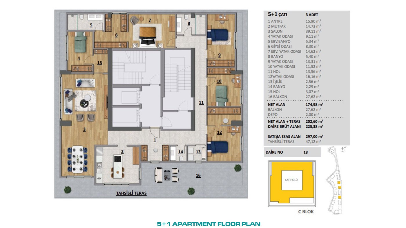 Luxury Apartments Surrounded by Greenery in Istanbul, Başakşehir - 86118
