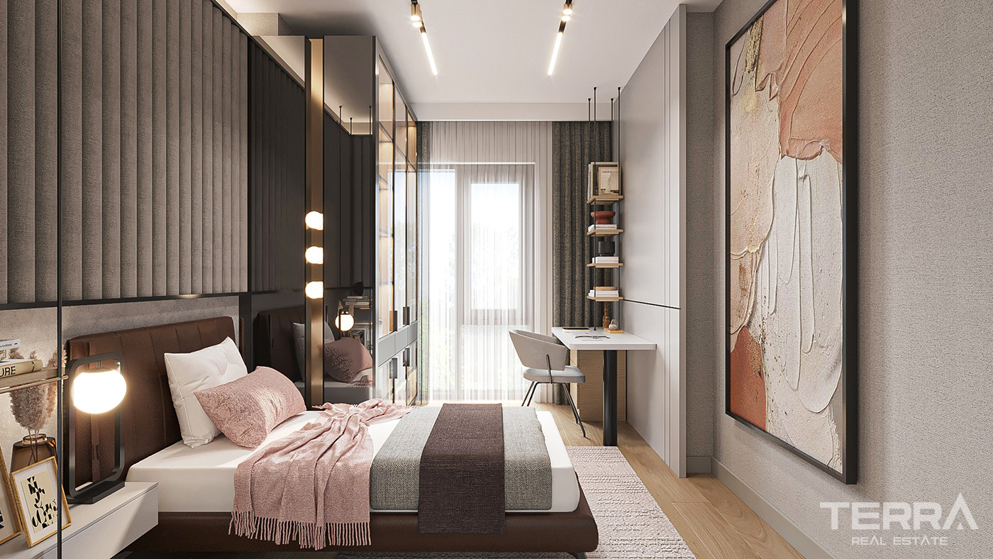 Luxury Apartments Surrounded by Greenery in Istanbul, Başakşehir - 86123