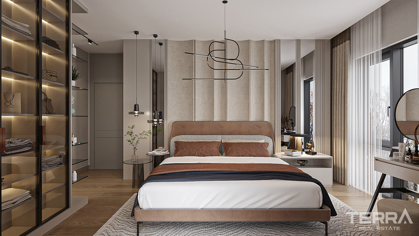 Luxury Apartments Surrounded by Greenery in Istanbul, Başakşehir - 86126