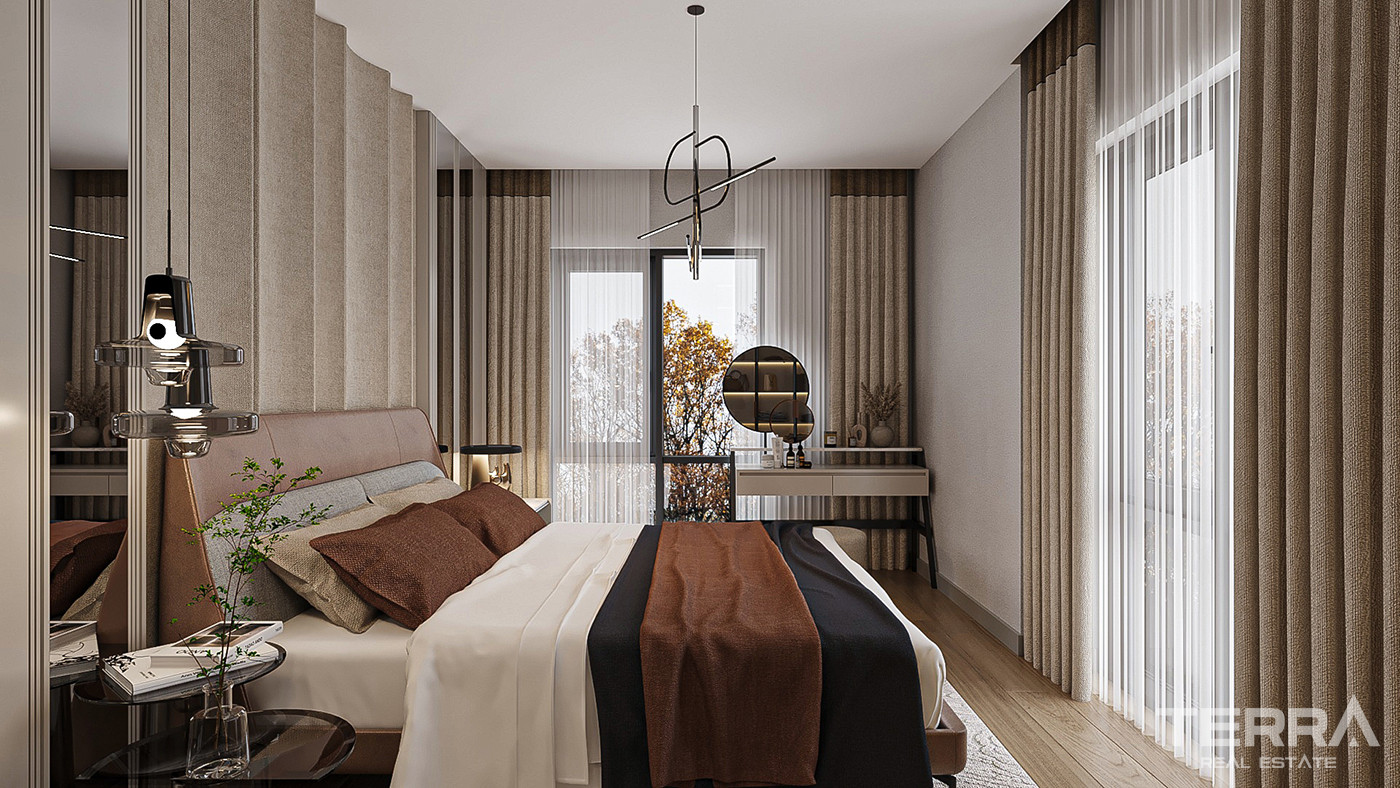 Luxury Apartments Surrounded by Greenery in Istanbul, Başakşehir - 86128
