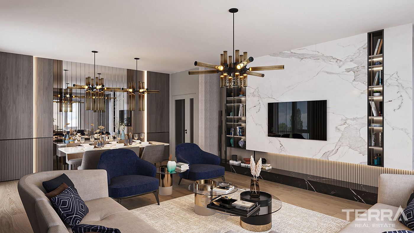 Luxury Apartments Surrounded by Greenery in Istanbul, Başakşehir - 86130